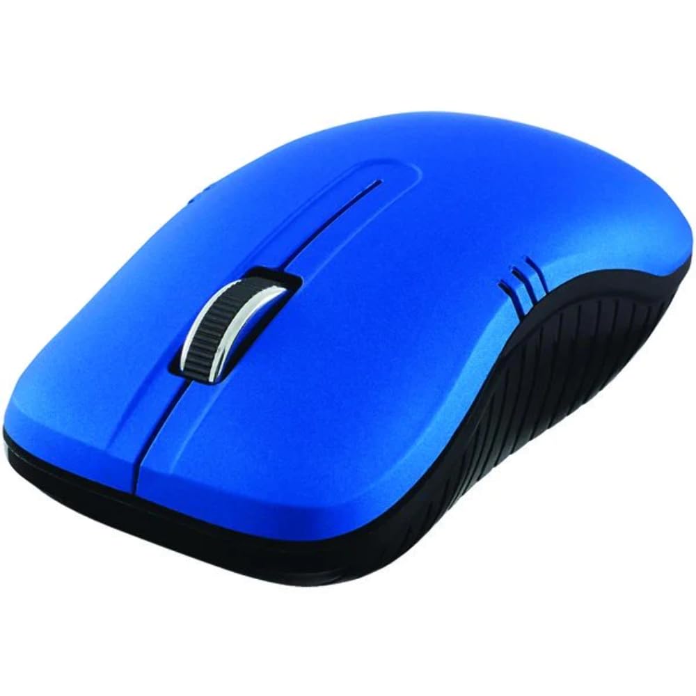Wireless Notebook Optical Mouse, Commuter Series - Matte Blue