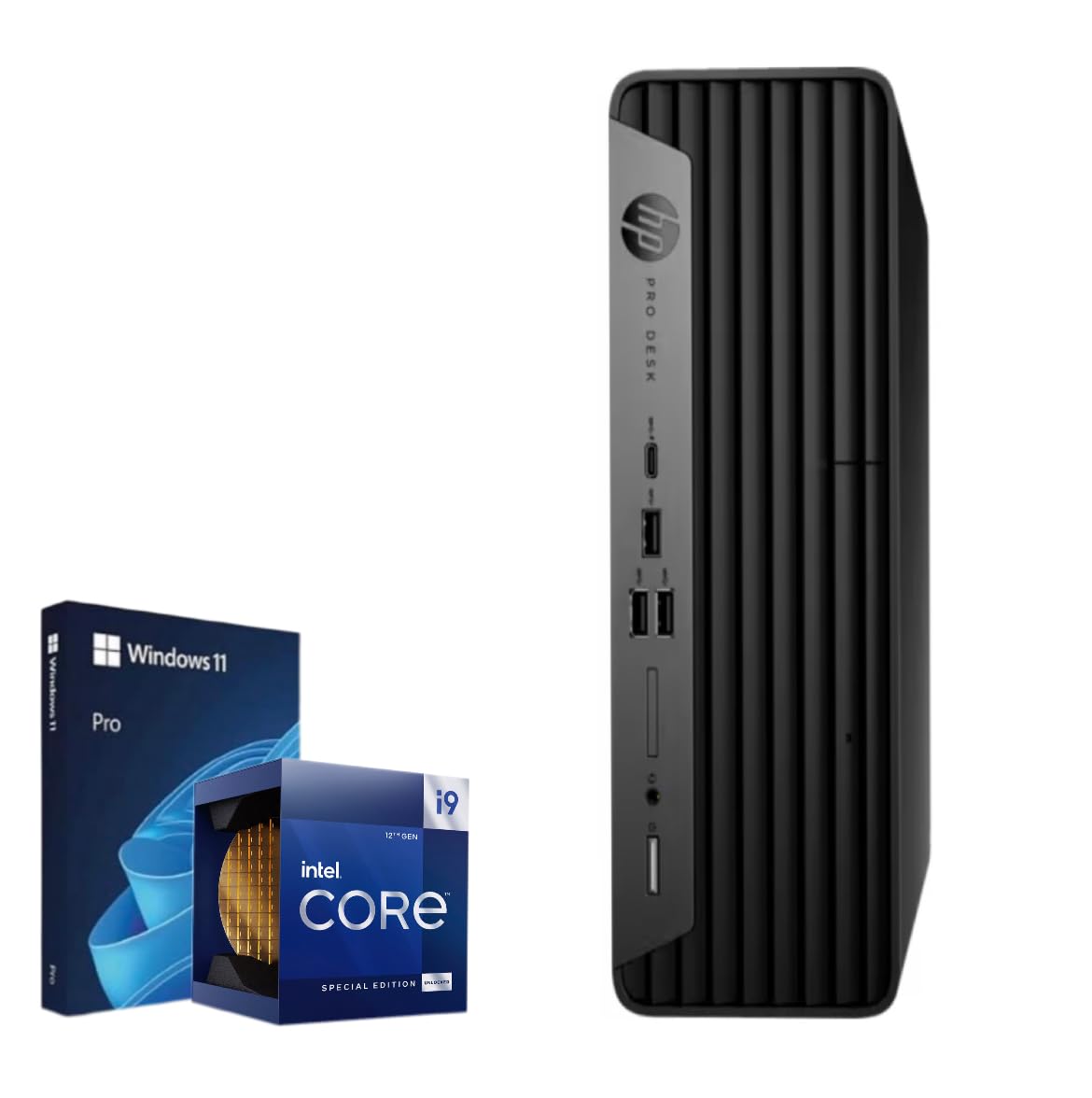 Hp Prodesk Sff | Business/Home Use Desktop Computer | Intel 16-Core 12Th I9 | 64Gb Ram + 1Tb Ssd | Windows 11 Pro | Hdmi | Displ