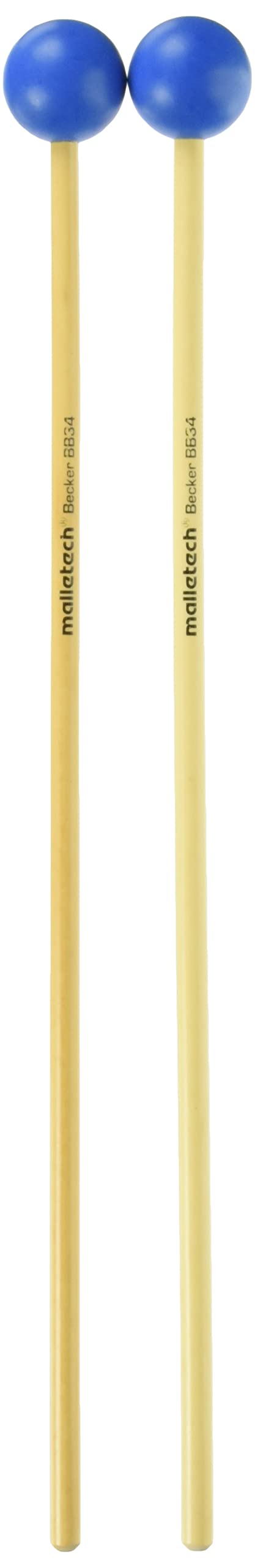 Malletech Bob Becker Xylophone Mallet   Medium Bright Blue Medium Hard