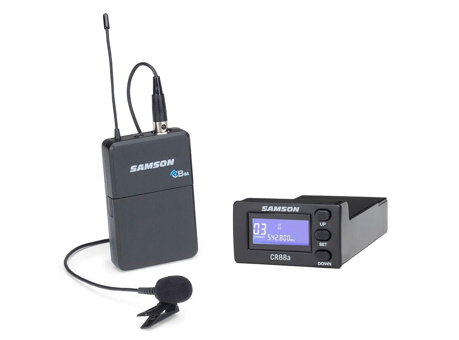 Samson 6 String Acoustic Bass Guitar, Ambidextrous (SWMC88BLM8-K)