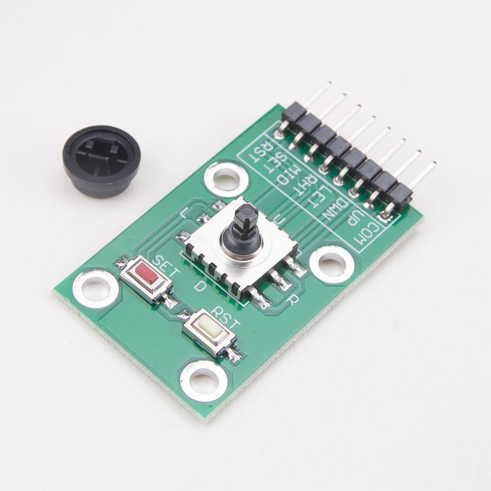 Koobook 5Pcs 5 Channel Five Direction Navigation Button Module 5D Rocker Joystick Independent Keyboard For Arduino Mcu