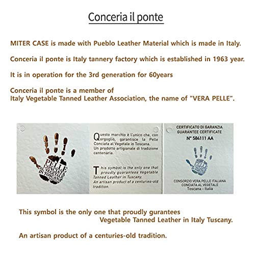 Miter Case Ifi Hip Dac/Hip Dac2/Hip Dac 3 Portable Dac Case, Handmade Italy Pueblo Leather, Red
