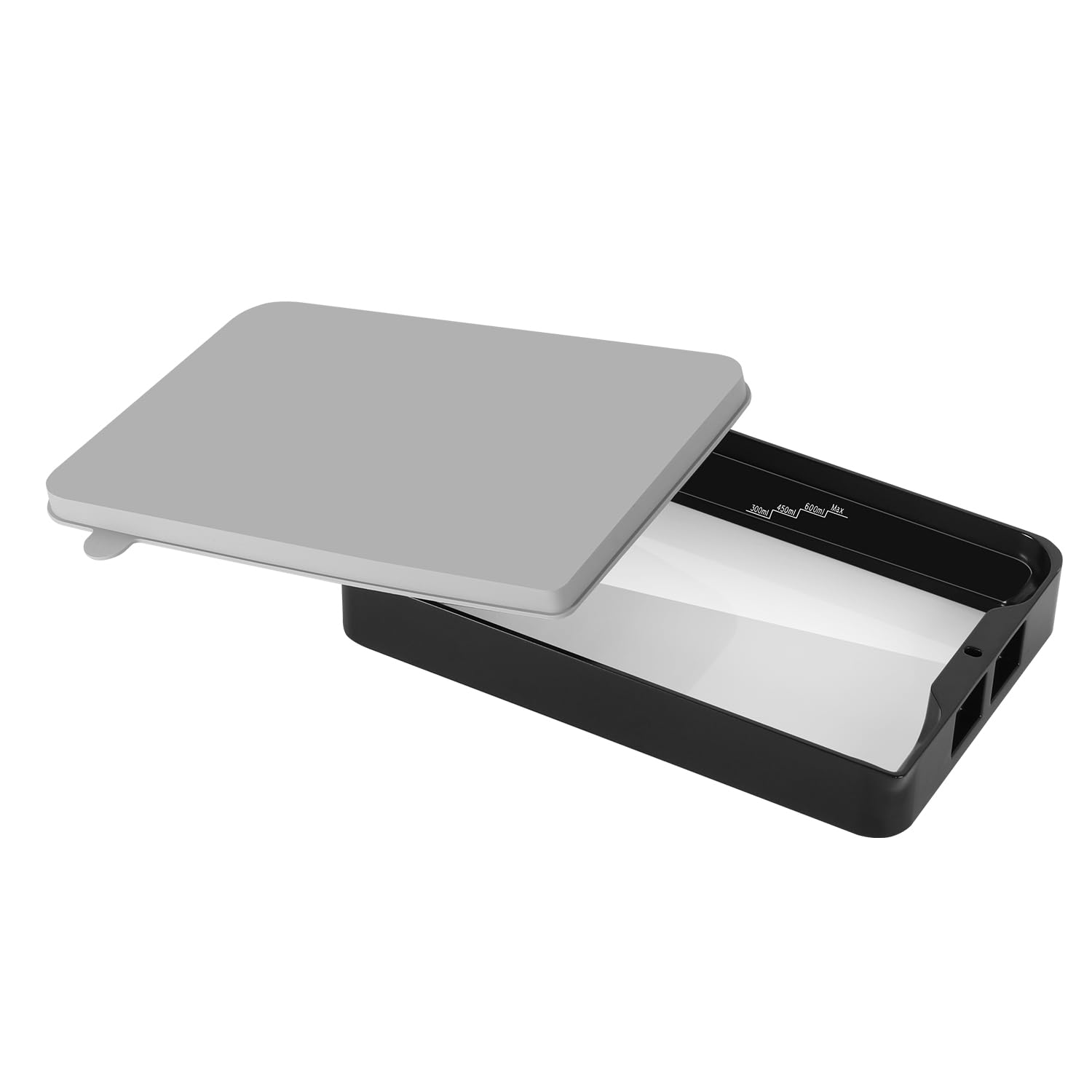 Sovol 3D Printer Resin Vat With Silicone Lid, Durable Aluminium Alloy Resin Tank With Fep Film & Aluminum Rings Preinstalled For