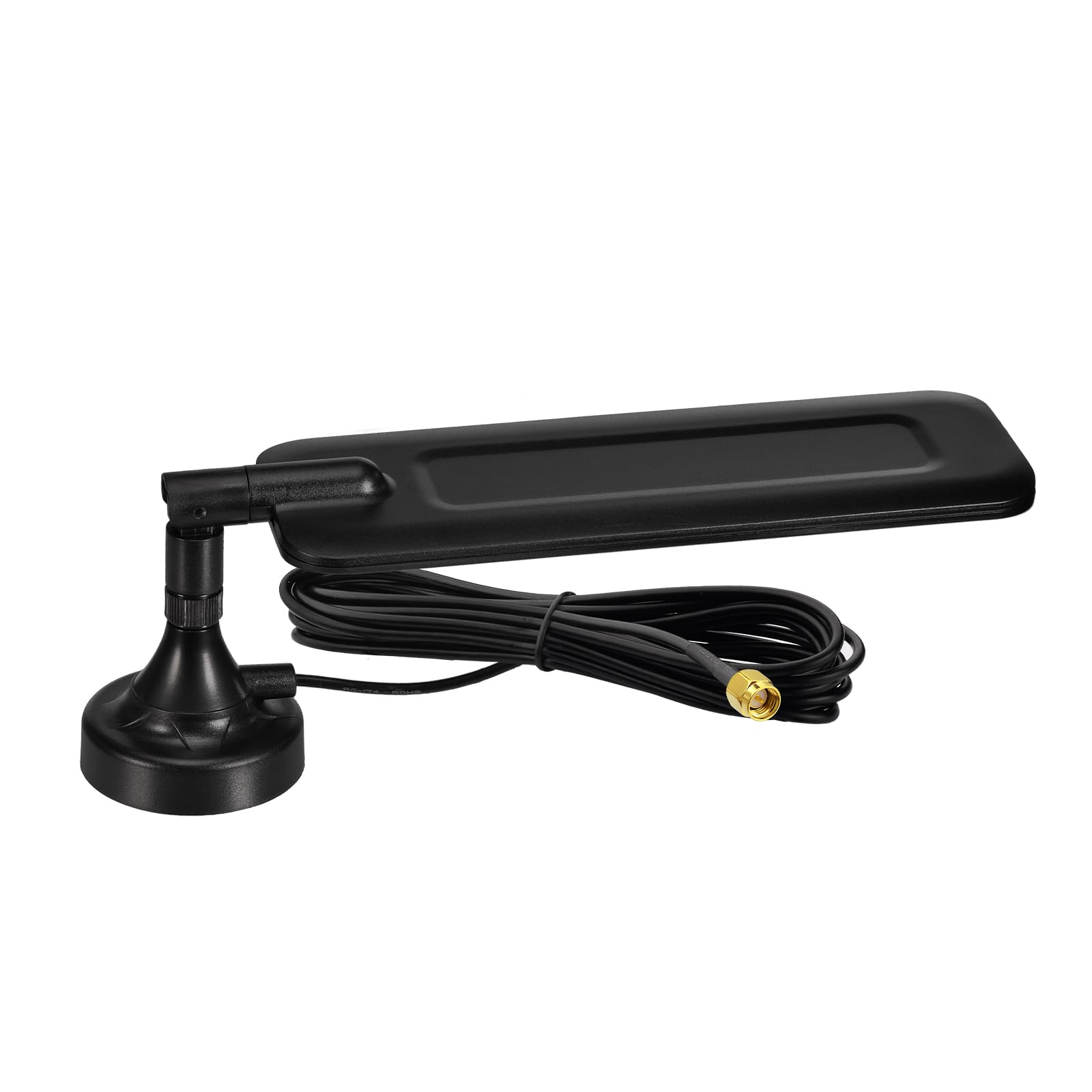 Eightwood 4G Lte Dipole Antenna Sma Male Antenna Magnetic Base Compatible With 4G Lte Router Hotspot Modem Industrial Cellular I