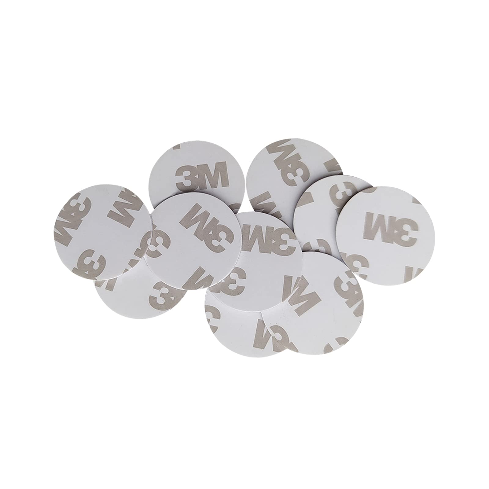 Hecere 125Khz Rfid Pvc Coin Card Sticker Tag Prgrammable Rewritable T5577(Pack Of 10)