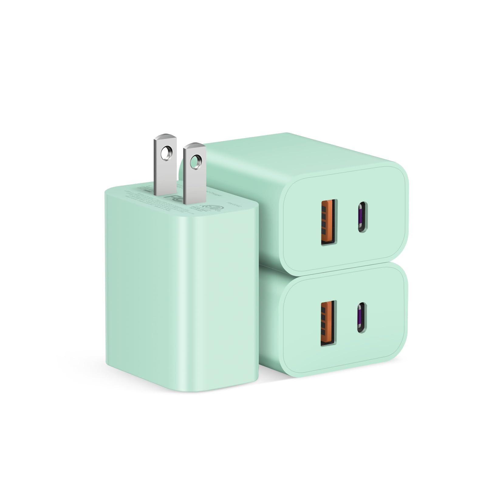 Usb C Charger Block Iphone Charger Block 3 Pack,Charging Blocks Box Iphone Charger Block For Iphone 16/16 Plus/16 Pro/16 Pro Max