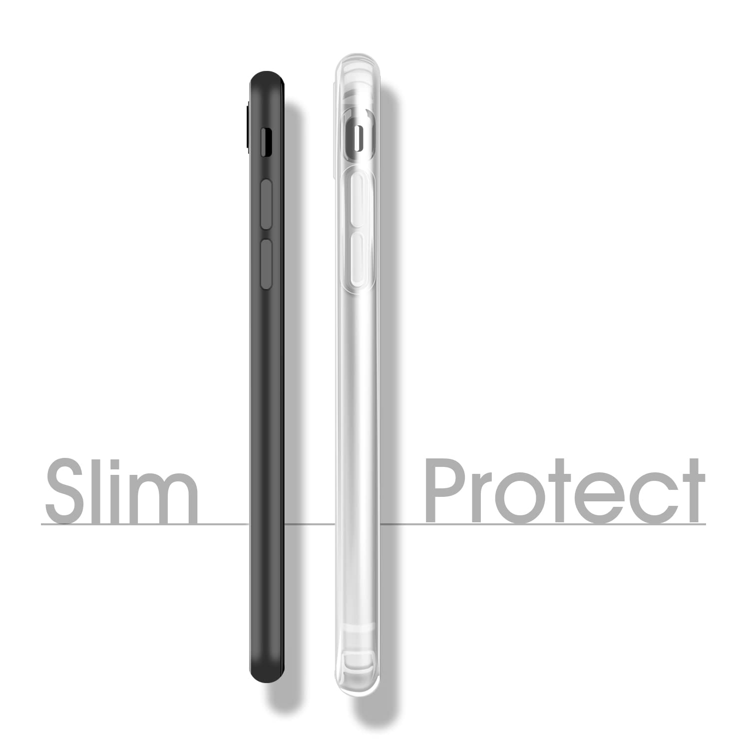 Gyzya For Iphone Xr Case Clear With Floral Design, Cute Protective Slim Tpu Bumper + Shockproof Non Yellowing Back Cover For Wom