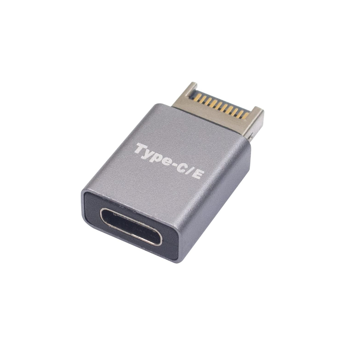 Duttek Usb C Front Panel Adapter, 10Gbps Type E To Usb C Adapter Converter, High Speed 3.1 Usb Type E Male To Usb3.1 Type C Fema