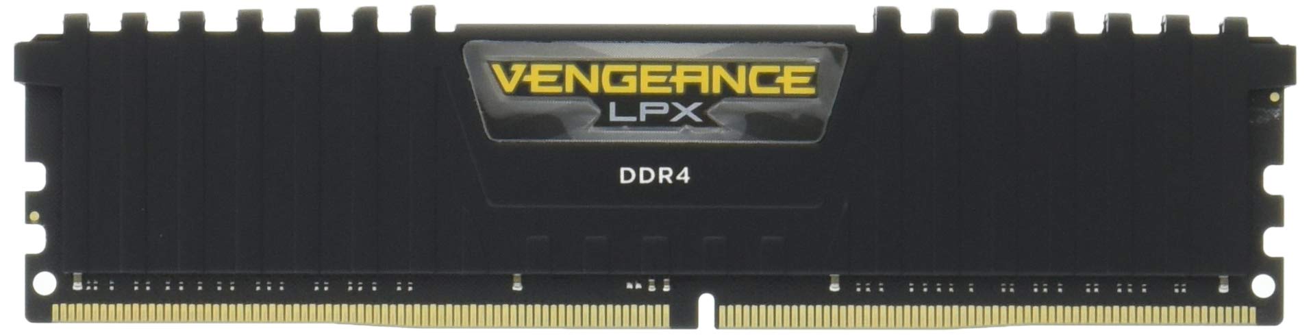CORSAIR VENGEANCE LPX DDR4 RAM 32GB (2x16GB) 2666MHz CL16-18-18-35 1.2V Intel AMD Desktop Computer Memory - Black (CMK32GX4M2A26