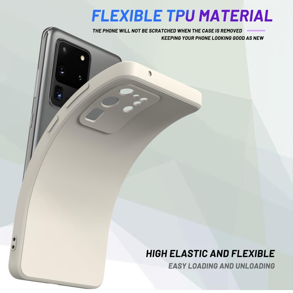 Wogroo For Samsung Galaxy S20 Ultra Case White, Scratch Resistant With Soft Touch, Slim Thin Phone Cover For Samsung Galaxy S20