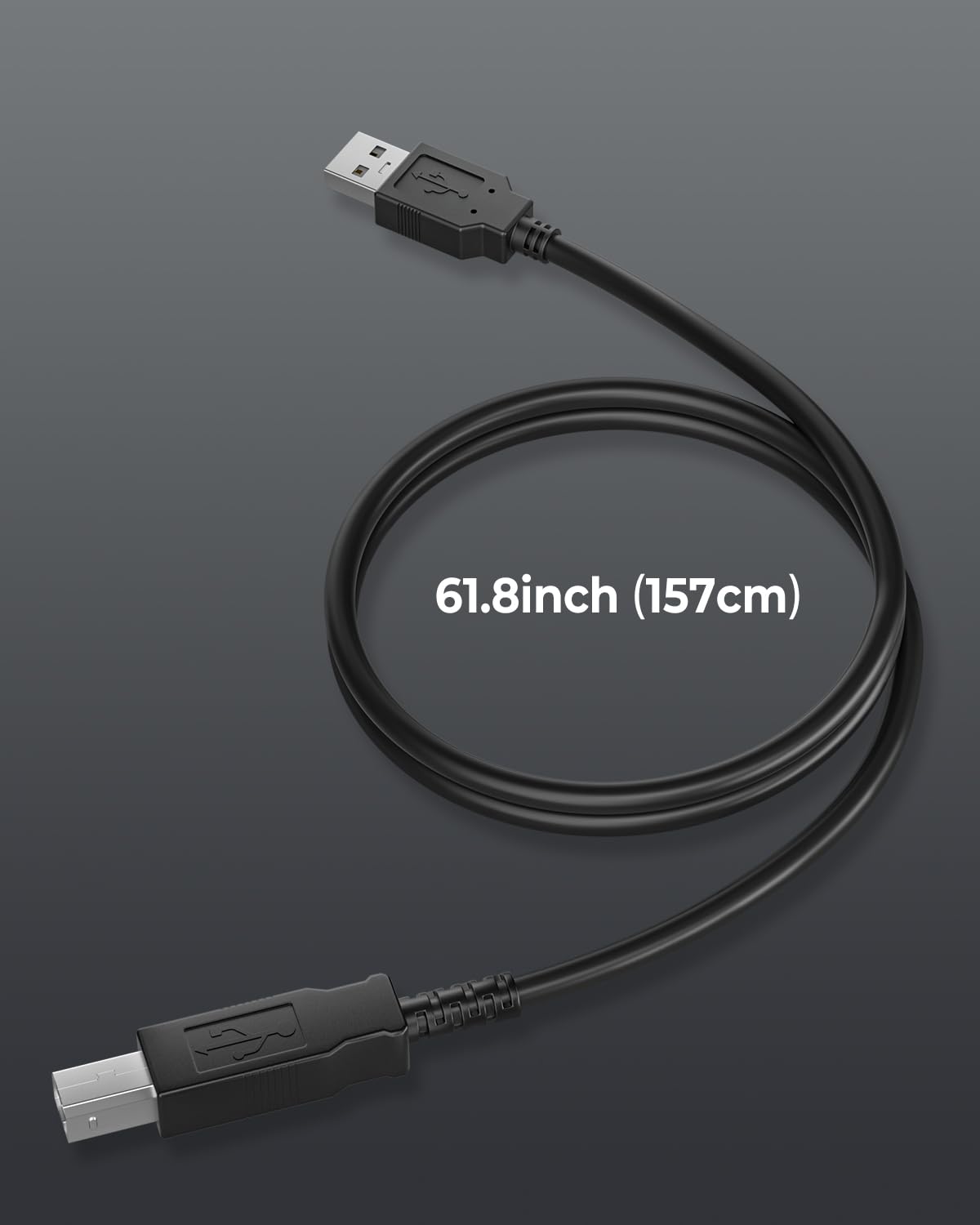 Munbyn Usb Cable, Black Usb Cord For 130B, 941B, And P941 Thermal Printers, And Other Shipping Label Printers