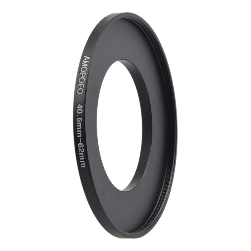 Metal Step Up Ring Adapter 40.5Mm To 62Mm Step Up Lens Adapter Ring For Filters, Made Of Cnc Machined Space Aluminum With Matte Black Electroplated Finish