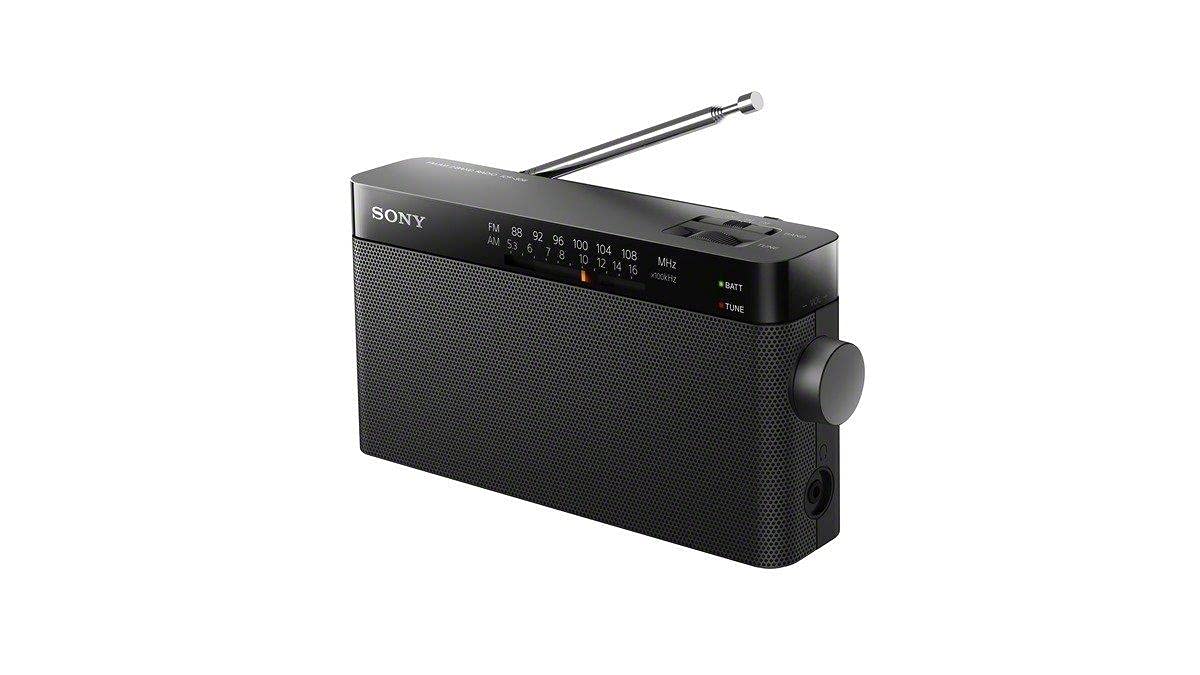 Sony Icf306 Portable Am/Fm Radio  Black