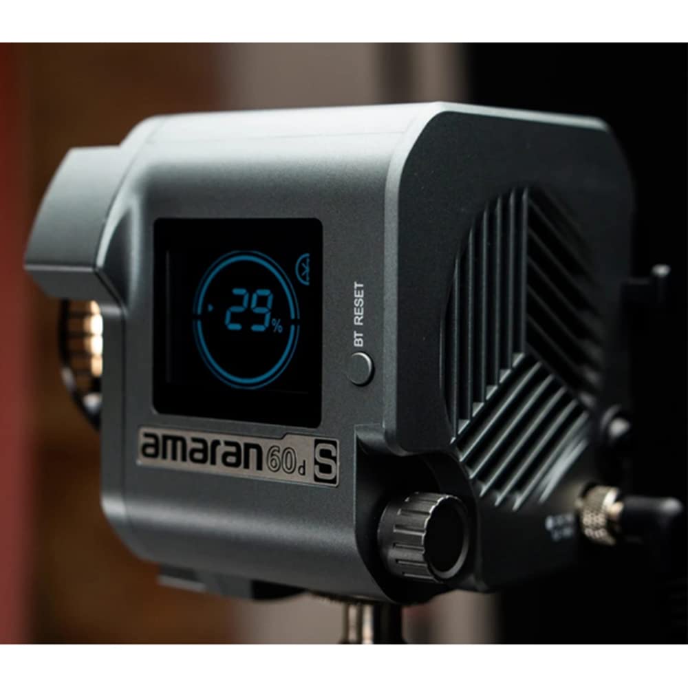 Aputure Amaran 60D S,Amaran 60D Cob Daylight Led Video Light,65W 5600K Bluetooth App Control 8 Built In Lighting Effects Dc/Ac P