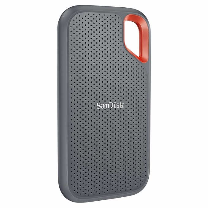 Kwalicable San Disk Extreme 1Tb Portable External Ssd | Up To 1,050 Mb/Sec | Usb C | Usb 3.1 | Water & Dust Resistant Microfiber