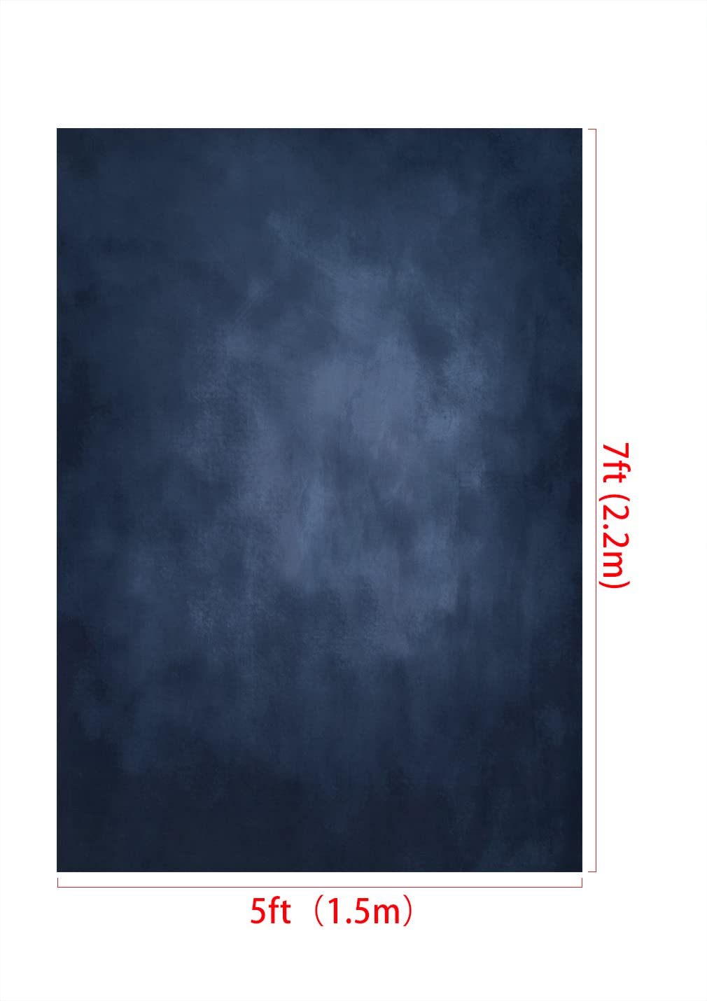 Kate 5X7Ft Dark Blue Abstract Backdrops Microfiber Dark Blue Portrait Background For Photoshoot For Photography