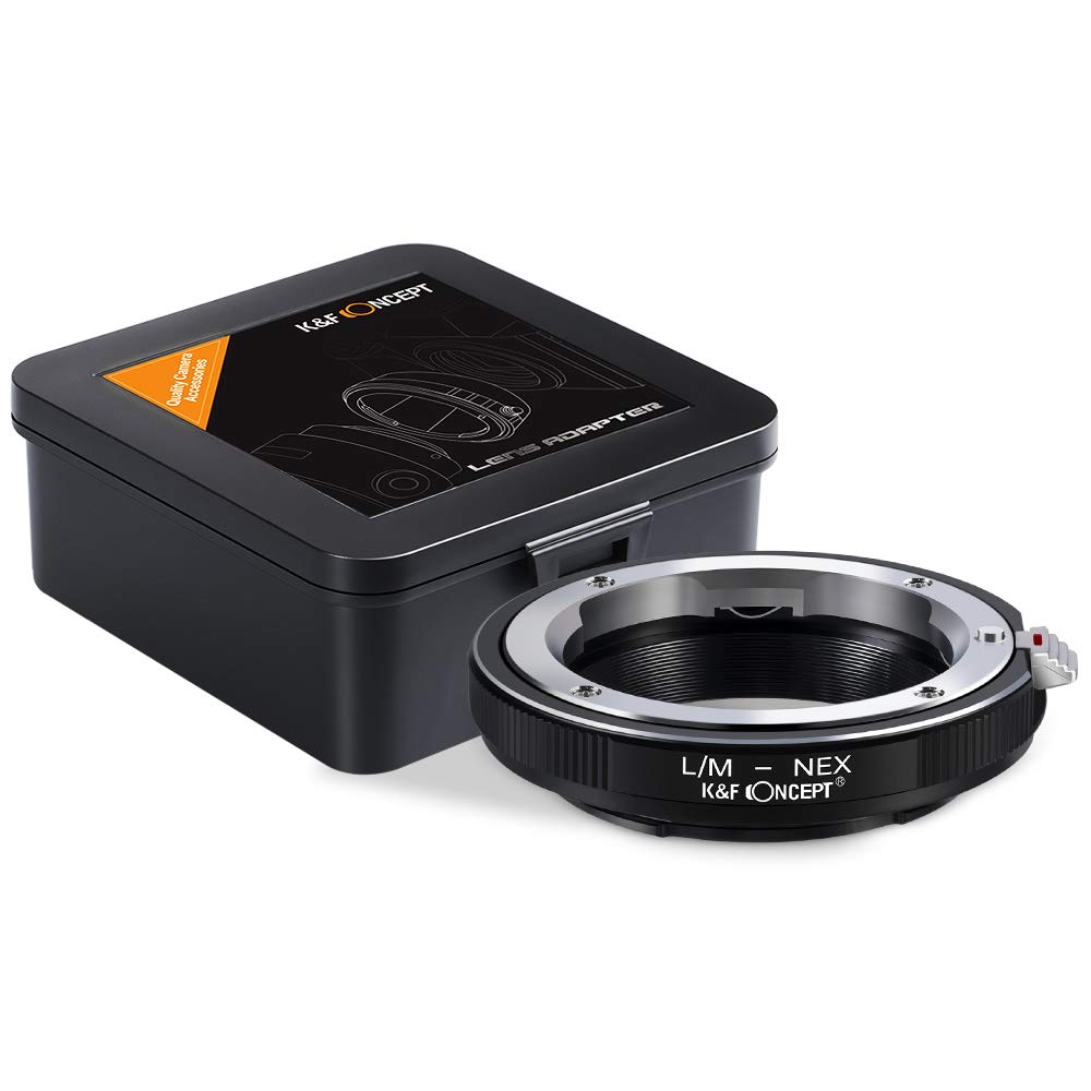 K&F Concept Lm To Nex Adapter Compatible With Leica M Lens To Sony Alpha Nex E Mount Camera Lens Mount Adapter
