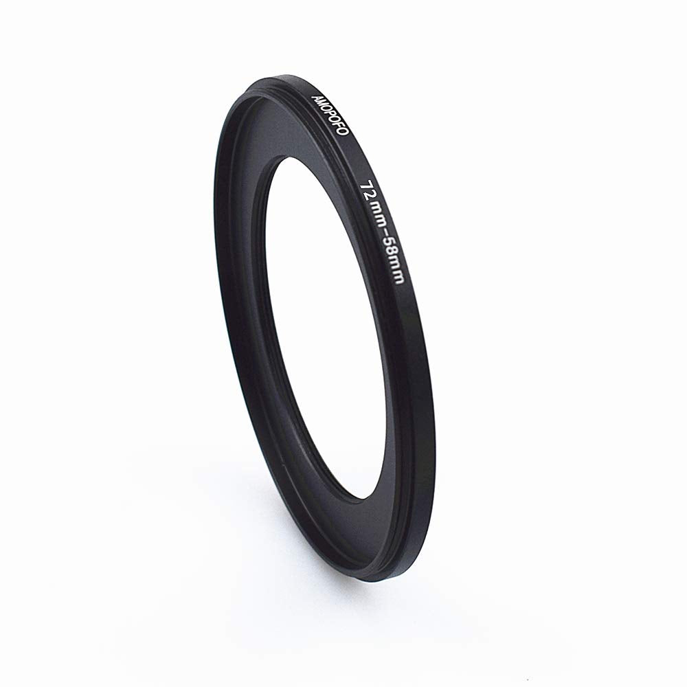 72Mm To 58Mm Camera Filter Ring /72Mm To 58Mm Step Down Ring Filter Adapter For 58Mm Uv,Nd,Cpl,Metal Step Down Ring