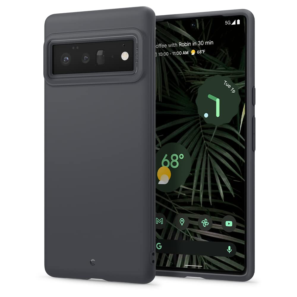 Cyrill Stone Compatible With Google Pixel 6 Pro Case (2021), Slim Protective Tpu With Smooth, Anti Scratch Feel   Dusk