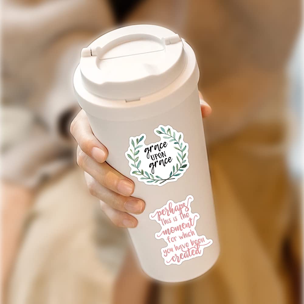 200 Pcs Bible Verse Stickers,Bible Journaling Supplies,Inspired Christian Scripture Stickers For Water Bottle,Laptop,Scrapbookin