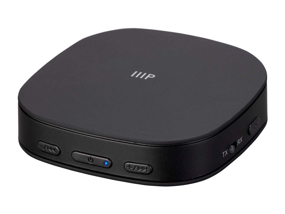 Monoprice Premium Bluetooth 5 Transmitter & Receiver With Aptx Hd, Aptx, Aptx Low Latency, Aac, And Sbc Codecs And Optical And A