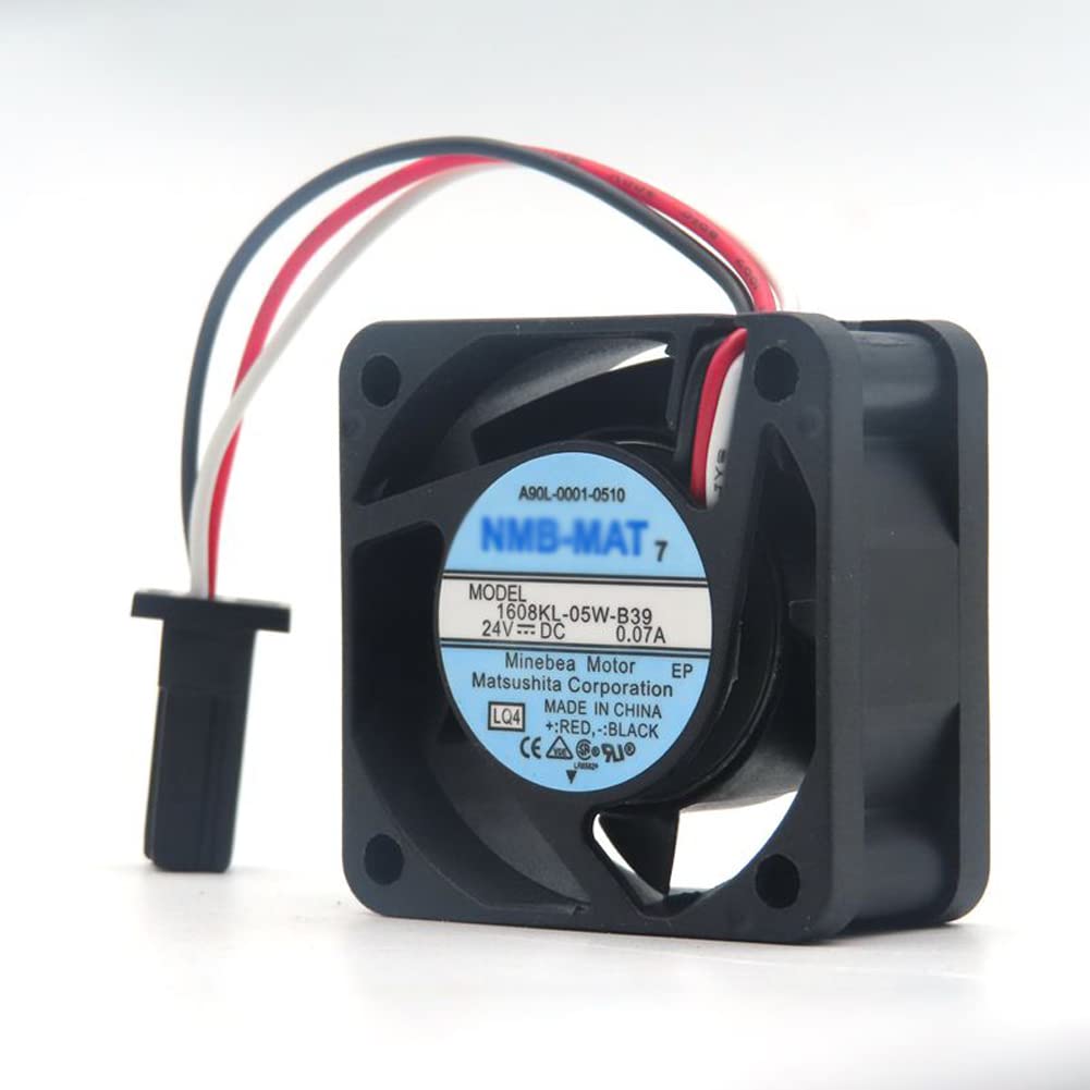 A90L 0001 0510 1608Kl 05W B39 24V 0.07/0.08A 40Mm 4020 Fanuc Cooling Fan (0.07A Black Plug)