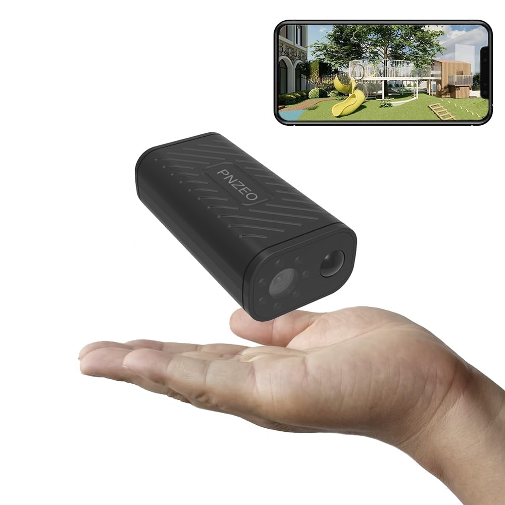 Pnzeo W9 Mini Cameras Home Security Camera Indoor Wireless Wifi Remote View Outdoor Waterproof Smart Camera With Human Body Dete