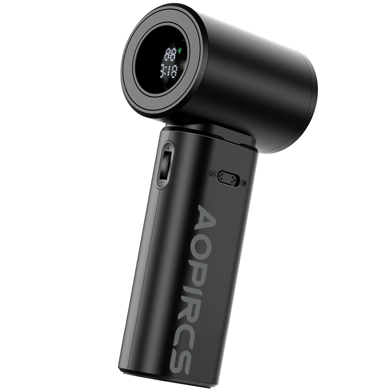 Aopircs Portable Fan - 24000RPM High Speed Mini Turbo Handheld Fans with Digital Display - Rechargeable Battery Powered Fan, for