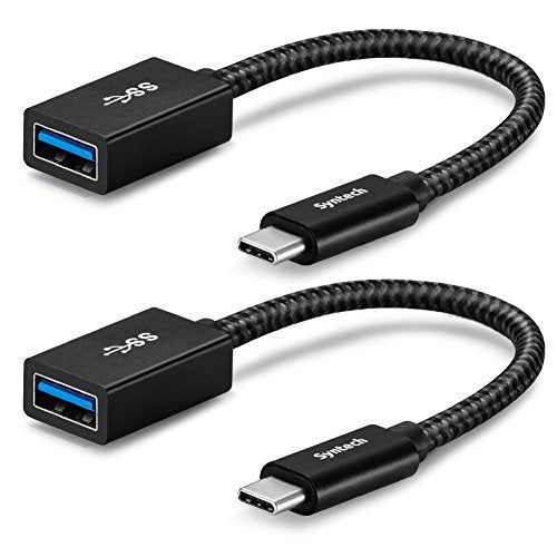Syntech Usb C To Usb Adapter, 2 Pack Usb C To Usb3,Usb Type C To Usb,Thunderbolt 3 To Usb Female Adapter Otg Cable Compatible Wi