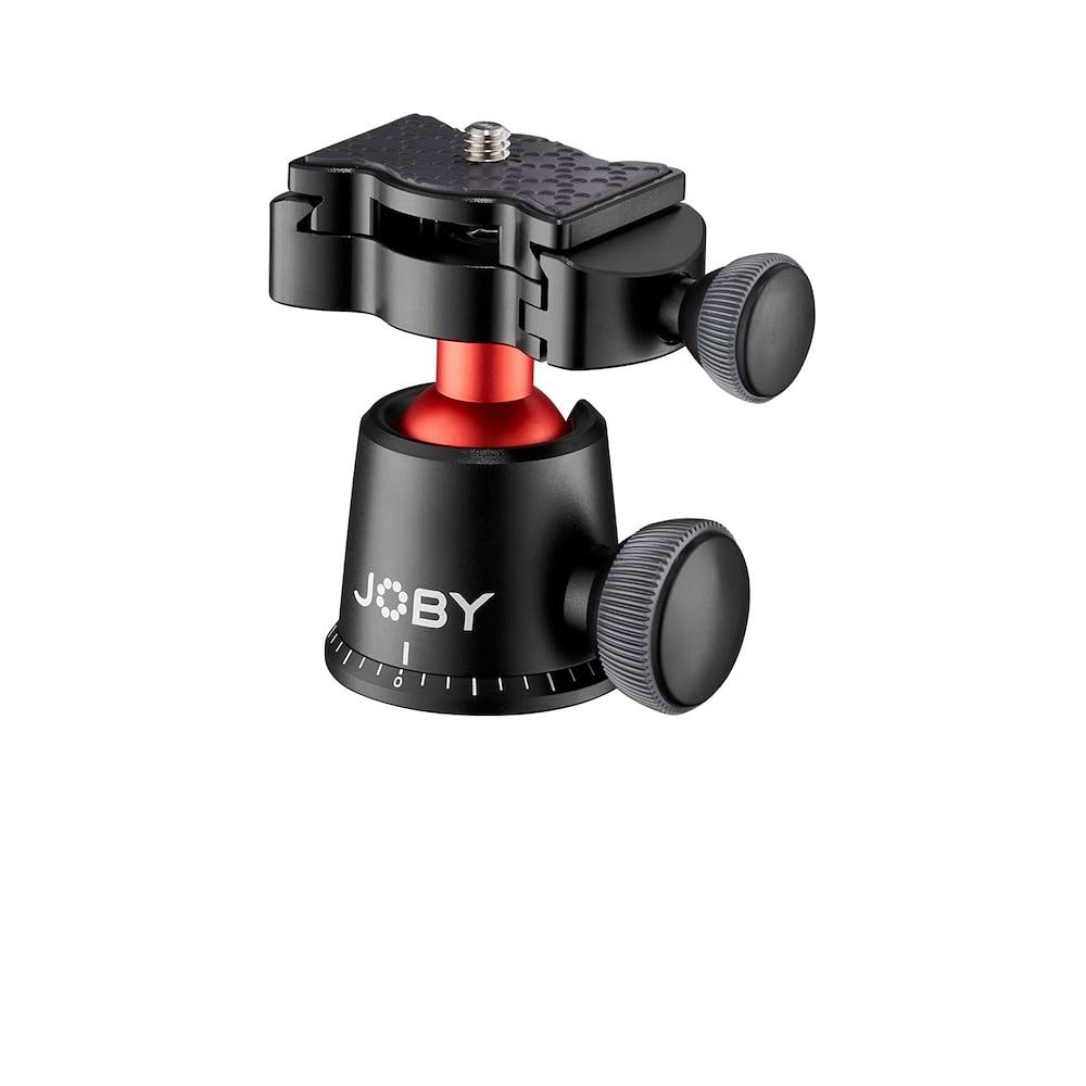 Joby Ballhead 3K Pro, Ball Head For Mirrorless Cameras, Aluminium, Made In Italy,Compatible With The Gorillapod 3K Stand, For De