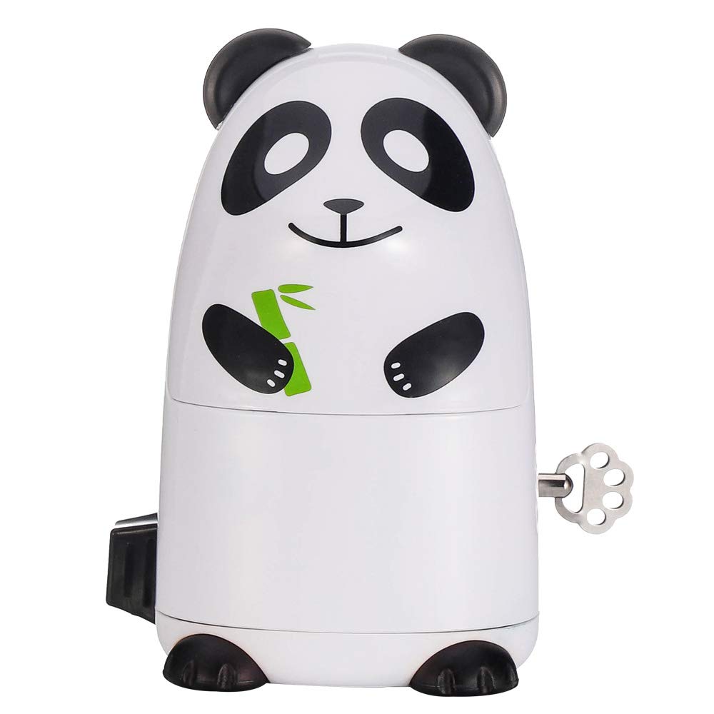 Cartoon Mechanical Metronome For Piano With Bell, Black Panda