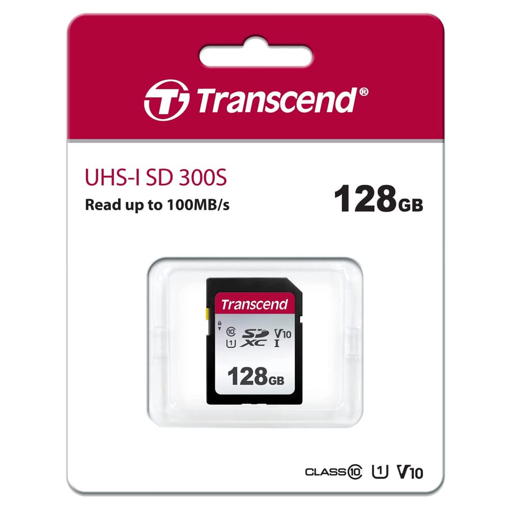 Transcend 128Gb Sdxc Class 10 Uhs 1 Flash Memory Card Up To 90Mb/S (Ts128Gsdxc10U1)