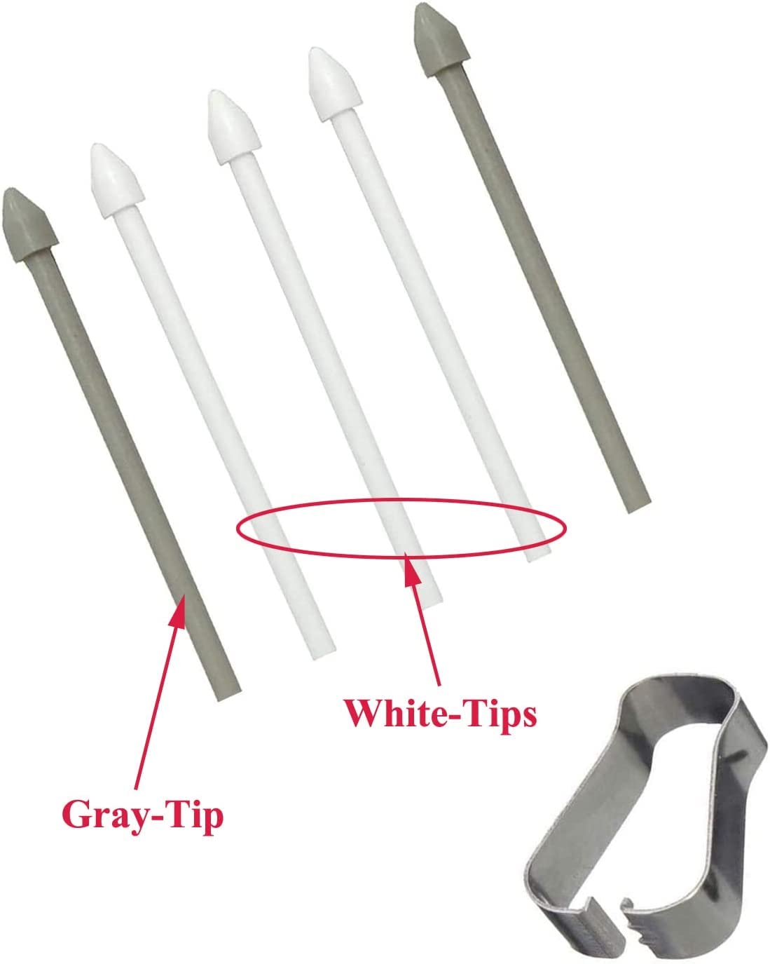 Ubrokeifixit Galaxy Tab S7 Plus Touch Stylus S Pen Replacement Tips/Nibs   Samsung Galaxy Tab S7 11.0' / 12.4' Wi Fi/Lte/5G (White)