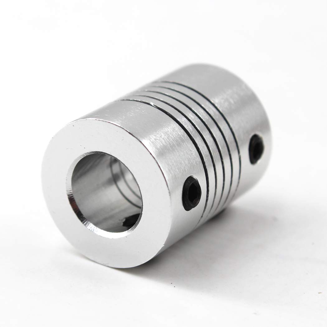 6Mm To 10Mm Flexible Shaft Coupling 25Mm Length Aluminium Alloy Flexible Coupling For 3D Printer And Cnc Machine Pack Of 10 (Wre