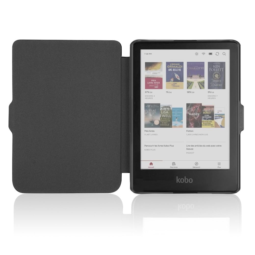 Stianiiie Case For 6'' Kobo Clara Colour/Clara Bw/Clara 2E Premium Pu Leather Cover For Kono Clara 2E Case/Clara Colour Case/Cla