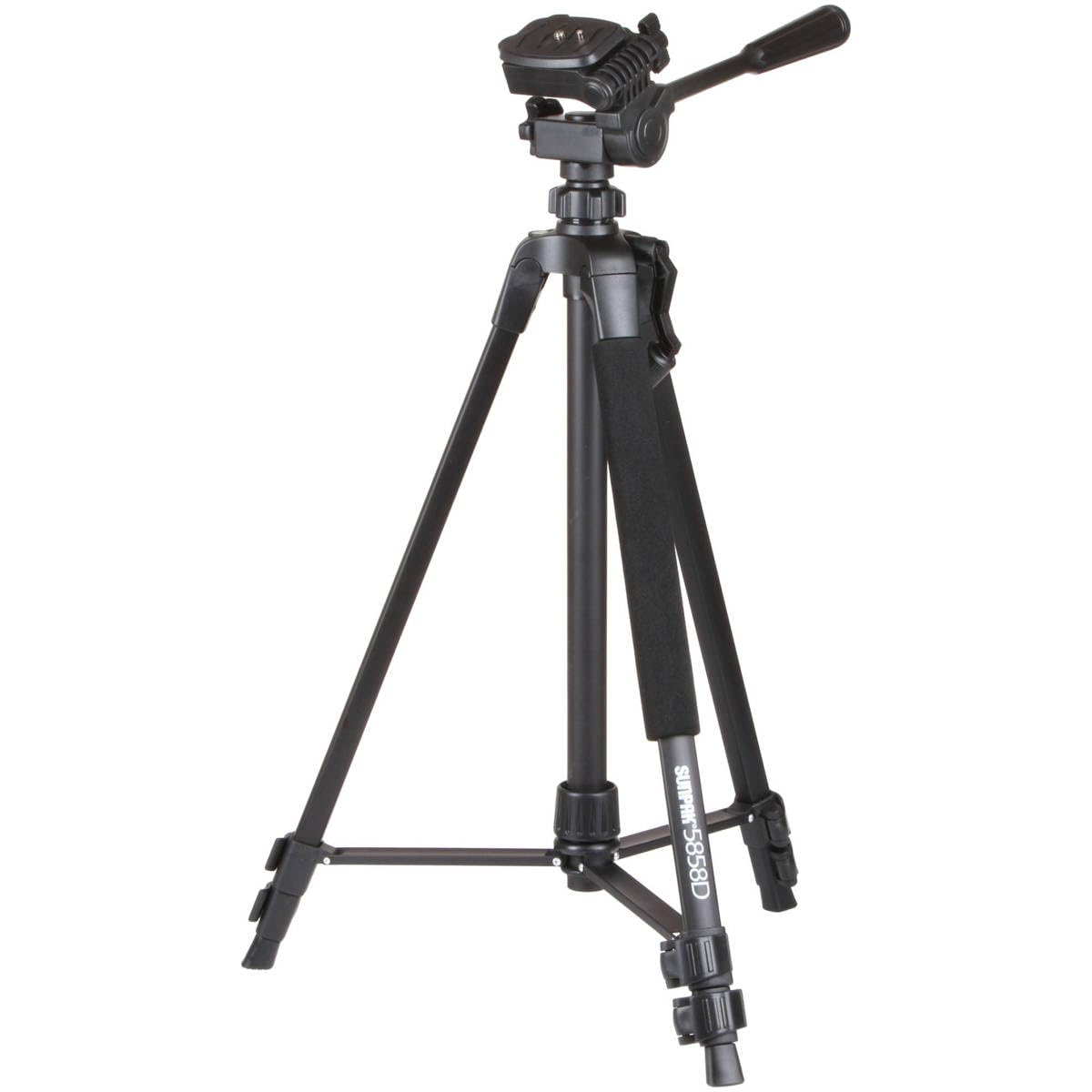 SUNPAK 5858d Photo/Video Tripod, Black (620-585)
