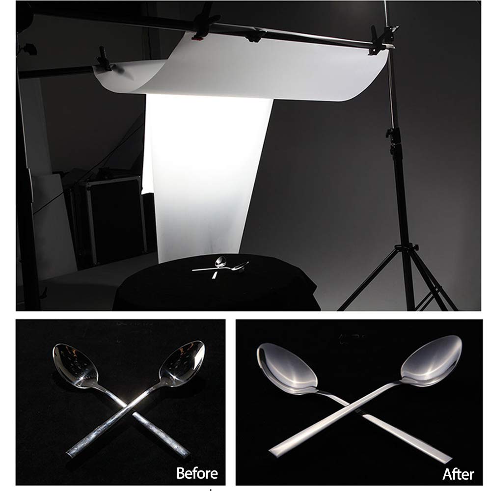 Diffusion Film Filter Sheet 6 Packs Kit 15.7X19.6Inches/ 40X50Cm Lighting Gel Diffuser Roll Photography Video For Led Flash Stro