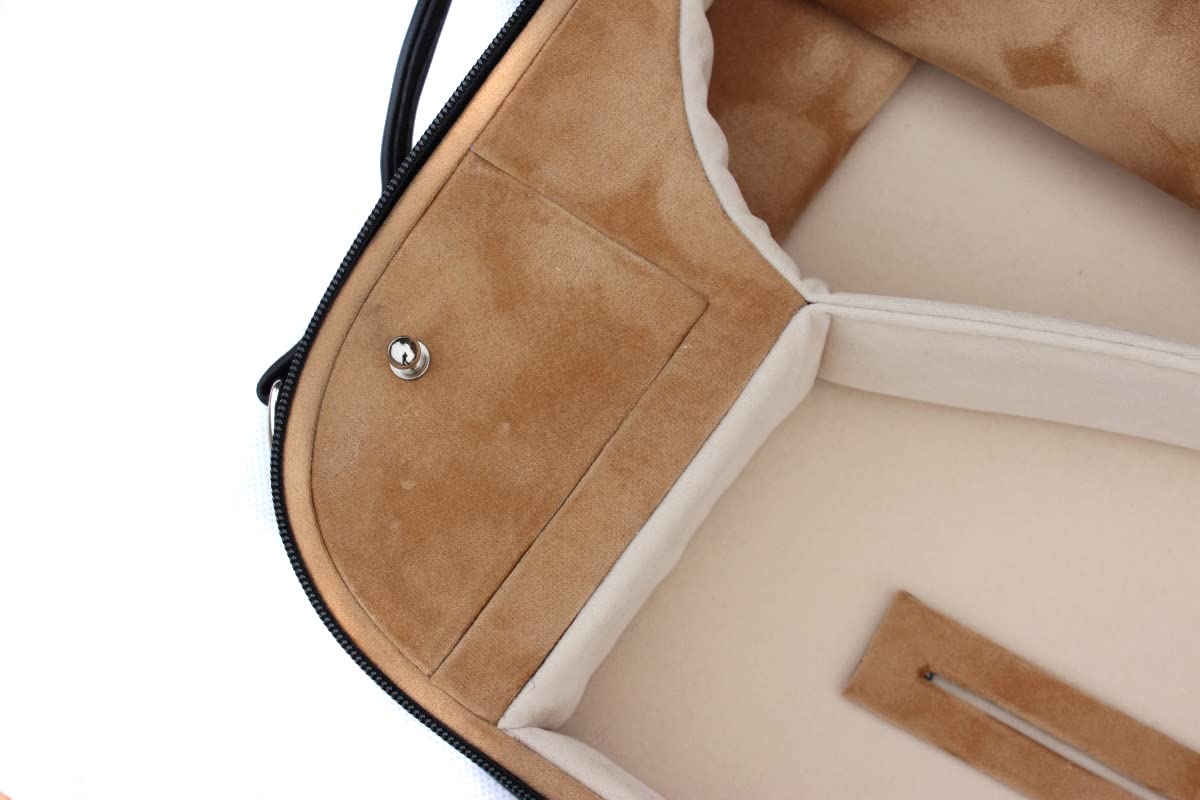 Double Violin Case Viola Case Strong Wood Violin Box Full Size With Back Strap Viola Box