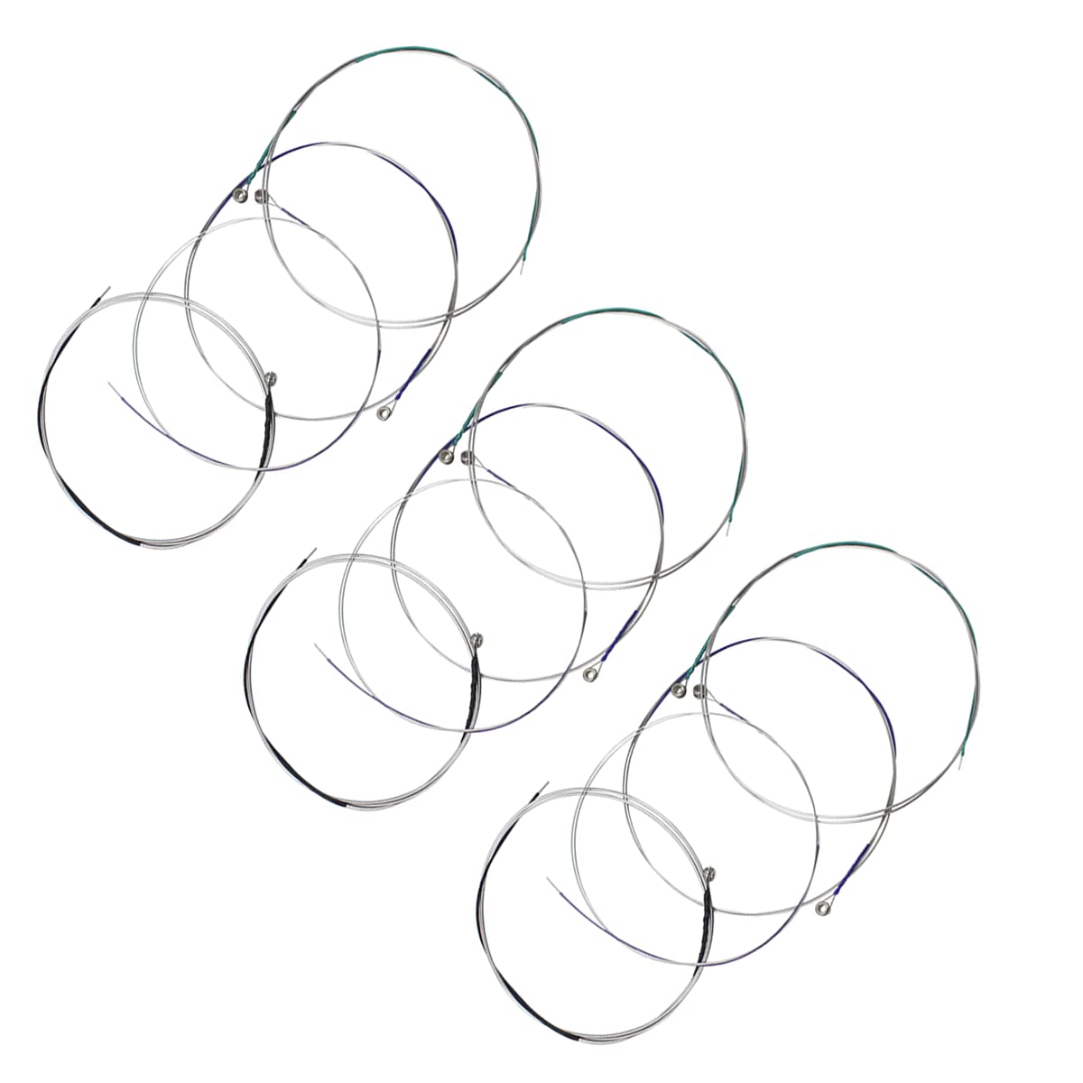 Jysun Viola Strings 3 Full Sets Stainless Steel Core Nickel Plated Ball End Nickel Chromium Wound