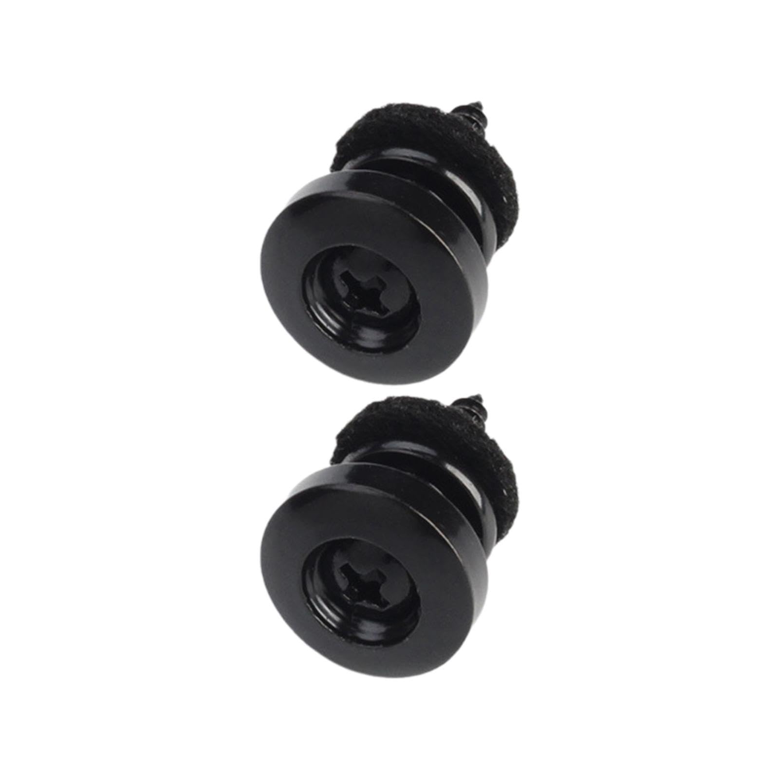 BNF2 Pieces Guitar Tail Nails Professional String Peg Guitar Strap Locks Button Black|Musical Instruments & Gear|Guitars & Basse