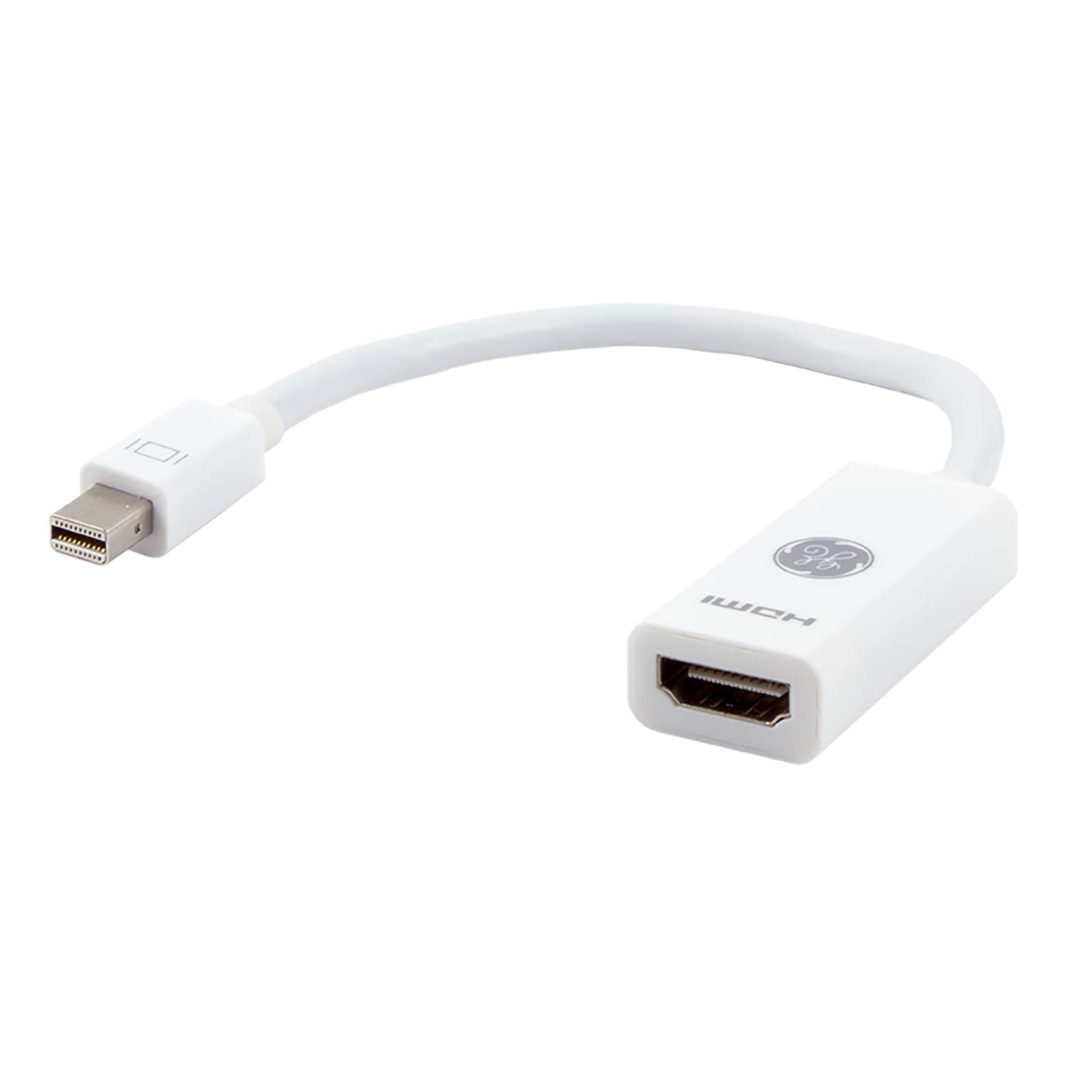 Ge Mini Displayport Thunderbolt To Hdmi Adapter, Compatible With Apple Imac, Macbook And Pc, Supports Full Hd 1080P And 4K Ultra