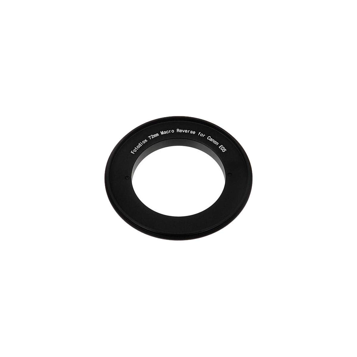 Fotodiox 72mm Macro Reverse Mount Adapter for Canon EOS Camera with 72mm filter thread lenses