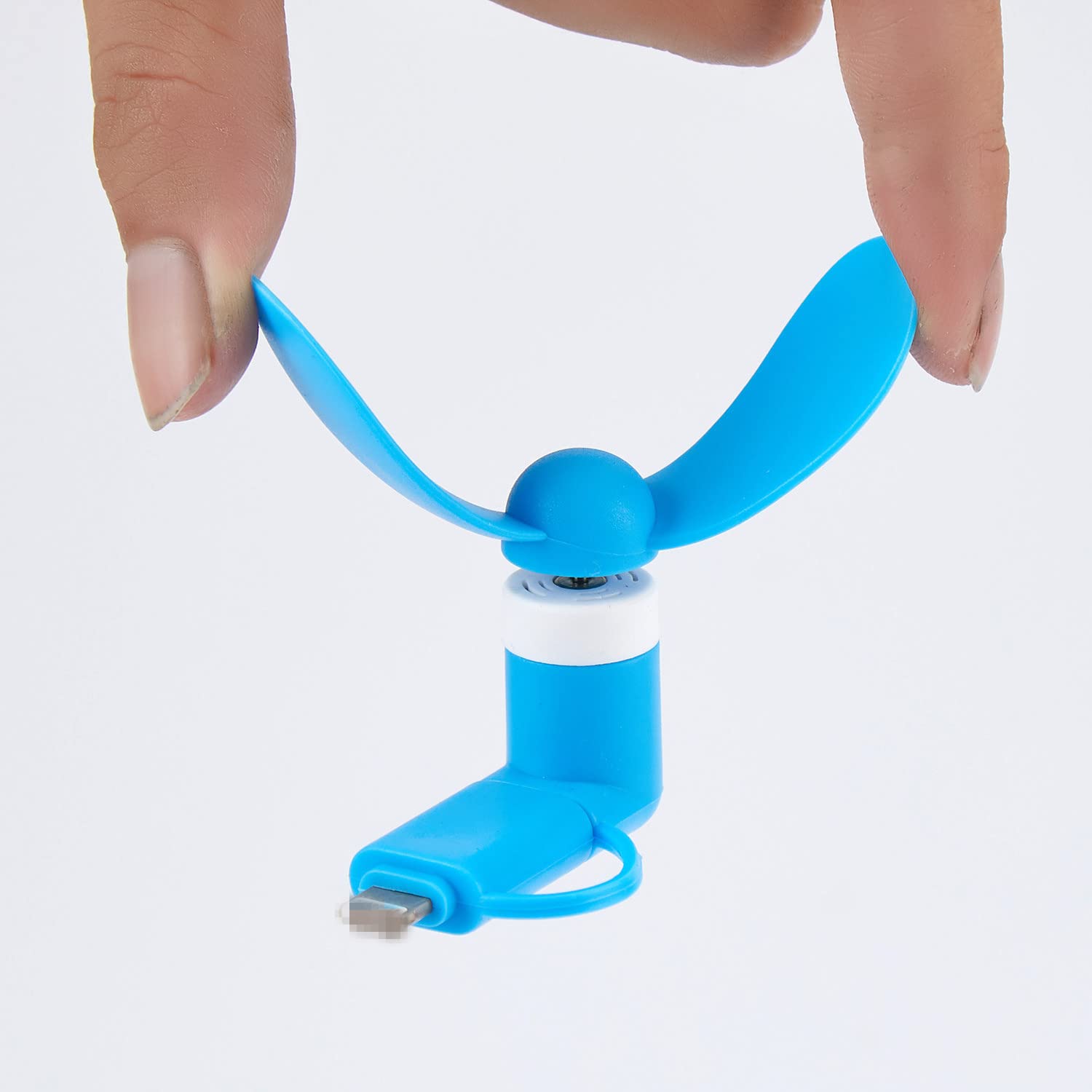 Gfytdxe Mini Cell Phone Fan   Colorful And Powerful 2 In 1 Fan Compatible For Iphone, Ipad, Android Smartphone,Tablet   Cell Pho