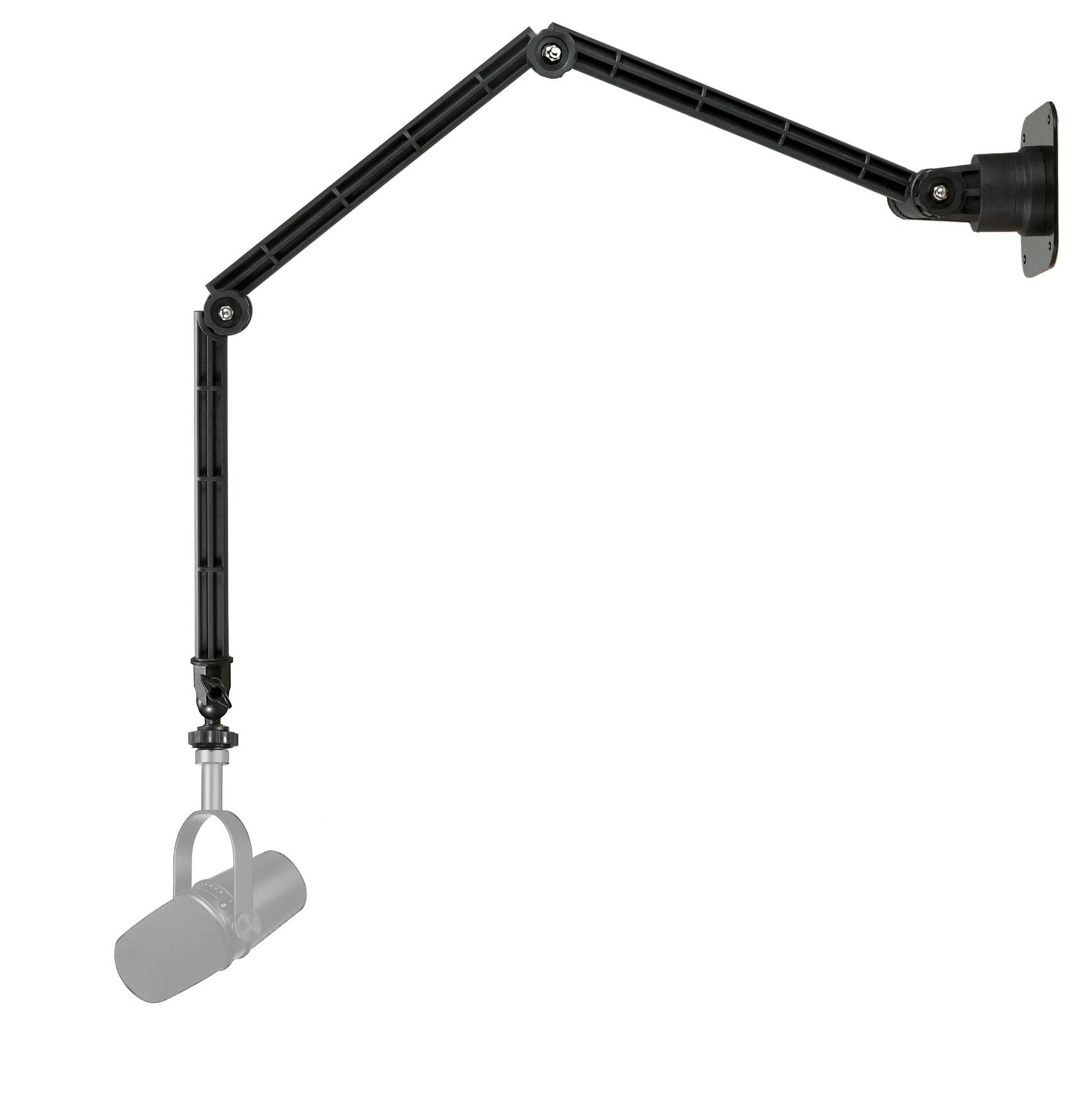 Microphone Wall Mount, Ceiling Holder Stand Compatible With Blue Yeti X Nano Snowball And Shure Hyperx Razer Microphones