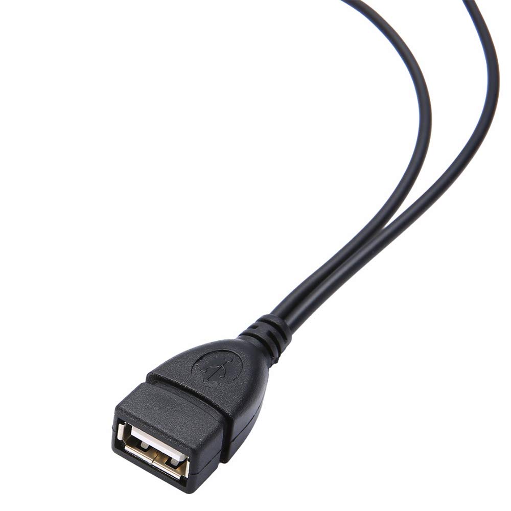 Golden Blue Micro Usb Splitter Cable Otg Power Enhancer Cord Usb A Female To Micro Usb Male Micro 5 Pin Female Adapter Host Conv