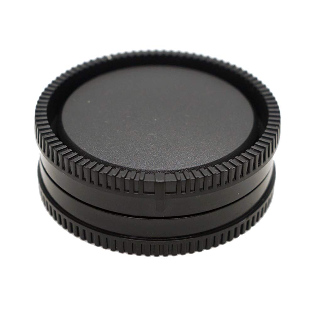Camera Body Cap + Rear Lens Cap Cover Compatible For Sony E Mount Fit A7Iv A7Riv A7Riii A7Rii A7Iii A7Ii A7 A7C A7S A6600 A6500