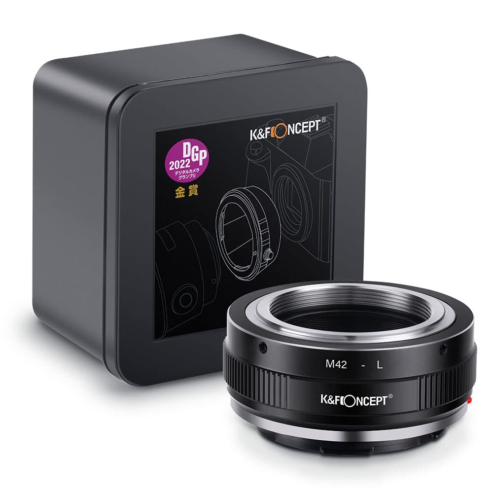 K&F Concept Lens Mount Adapter M42 L Manual Focus Compatible With M42 Lens To L Mount Camera Body