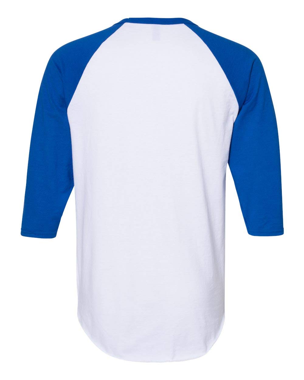 Unisex Premium Blend Ring Spun 34 Sleeve Raglan T Shirt   White Char Hthr   3Xl(D0102H7M0V2)