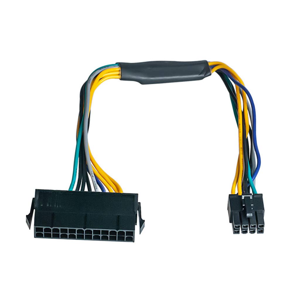Iestar Main Power 24 Pin To 8 Pin Atx Power Supply Adapter Cable For Dell Optiplex 3020 7020 9020 Precision T1700