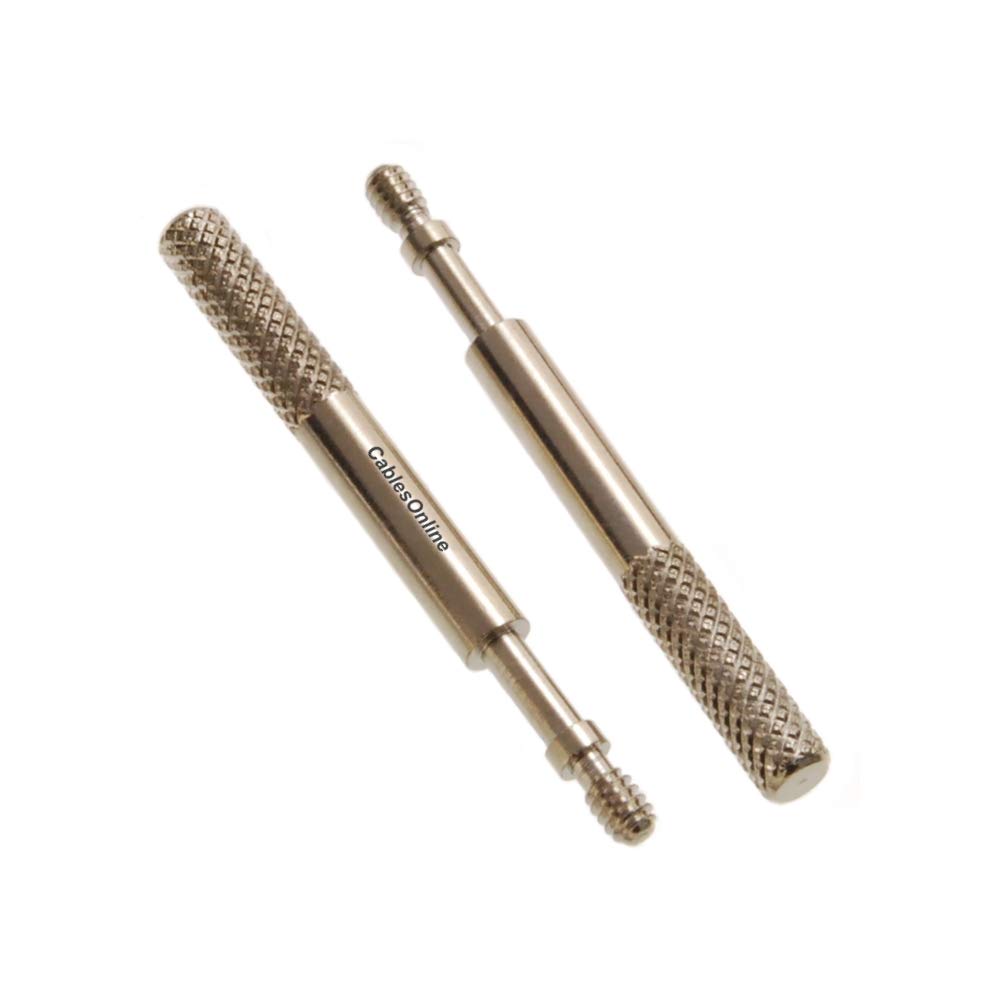 Cablesonline 25 Pack Metal Thumb Screws For Parallel/Serial Db9/Db25/Vga Connectors (Scr T05 25)